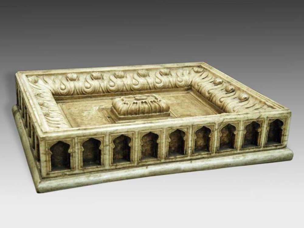 antique indian floor fountain :: Marble Floor Fountain