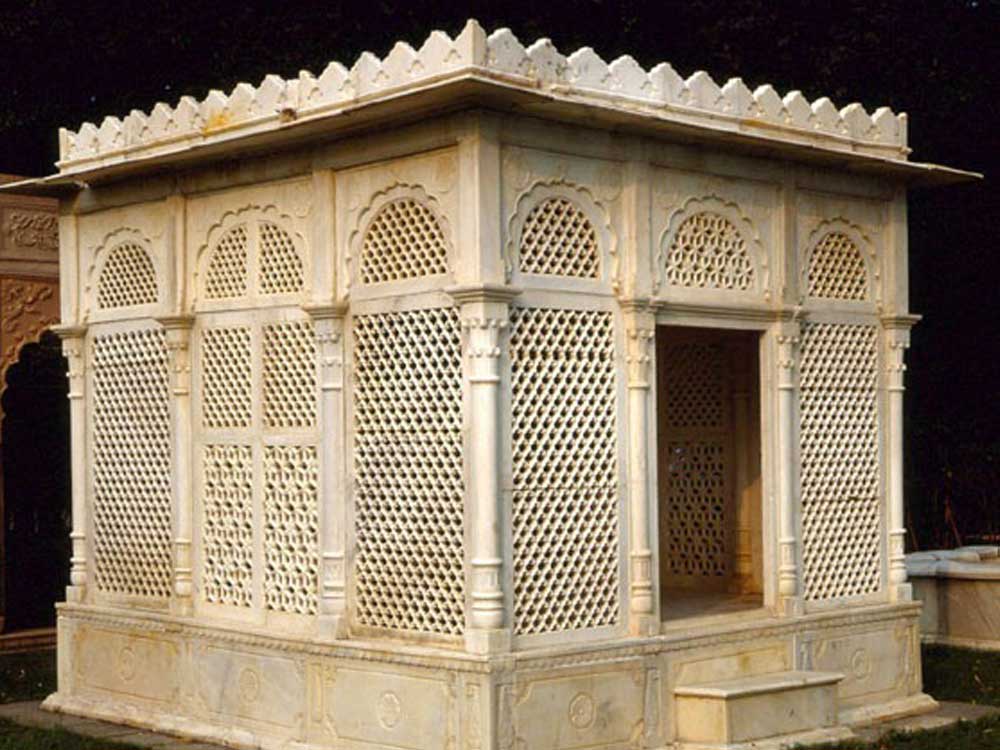 Natural Stone Gazebo in Indian Style | Indian sandstone and Marble Gazebo 