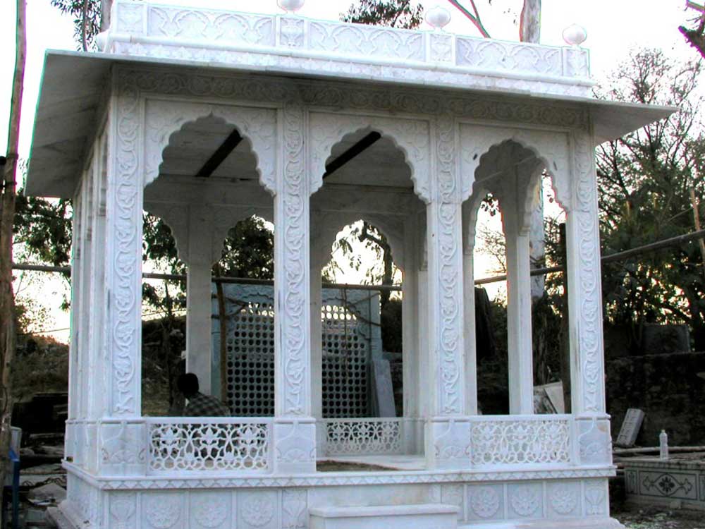 White Marble Gazebo | Indian White Marble Gazebo